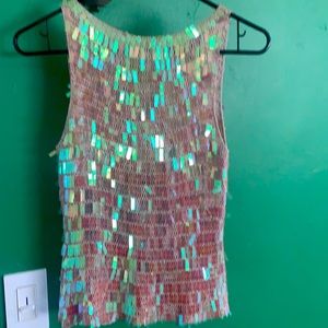 Sparkly rayon shirt